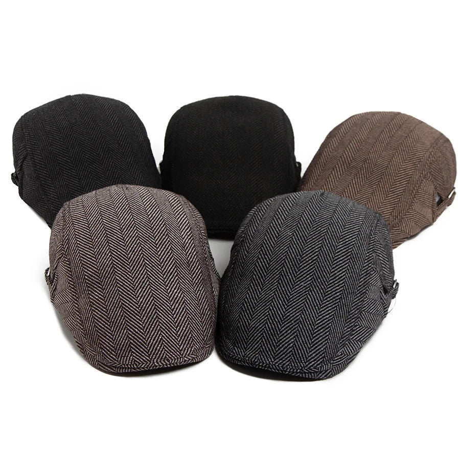 Heritage Herringbone Ivy Cap | British Country Flat Cap | Urban Caps NZ