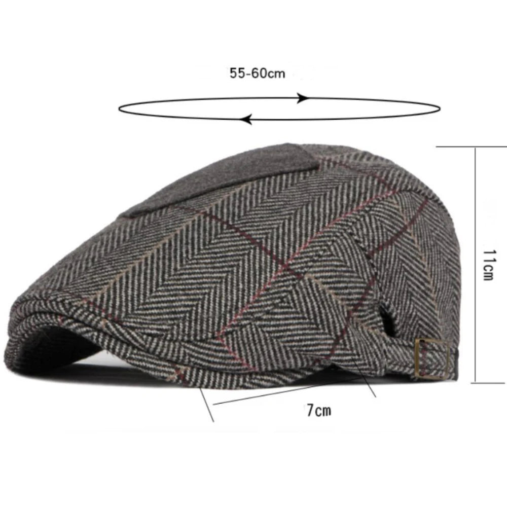 Braemar Plaid Wool Beret