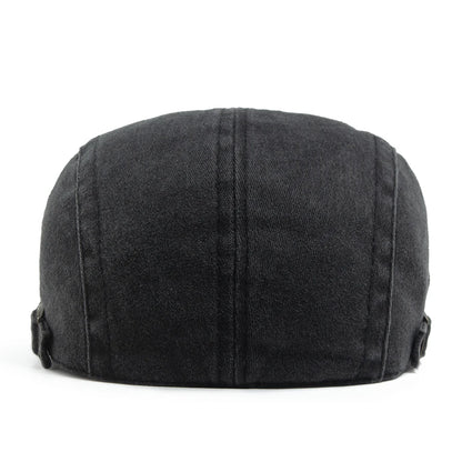 Washed Cotton Ivy Cap | Heritage Driving Flat Cap | Urban Caps NZ
