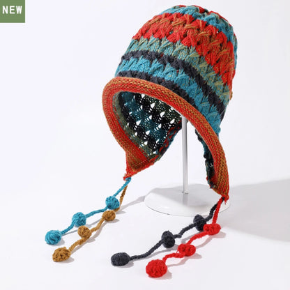 Skipton Colourful Patchwork Beanie