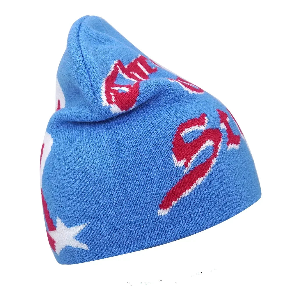 The Skullcap | Y2K Letter Knitted Hip Hop Beanie | Urban Caps NZ