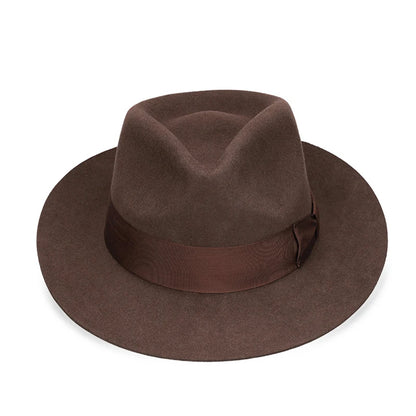 Wool Fedora Hat NZ – Wide Brim Felt Fedora with Satin Lining