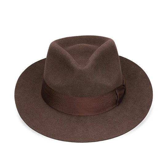 Wool Fedora Hat NZ – Wide Brim Felt Fedora with Satin Lining