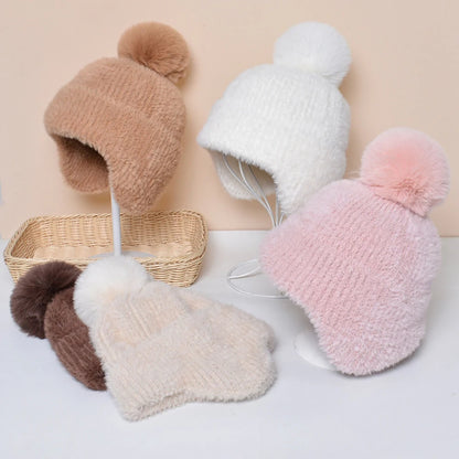 Tiksi Knitted Trapper Beanie
