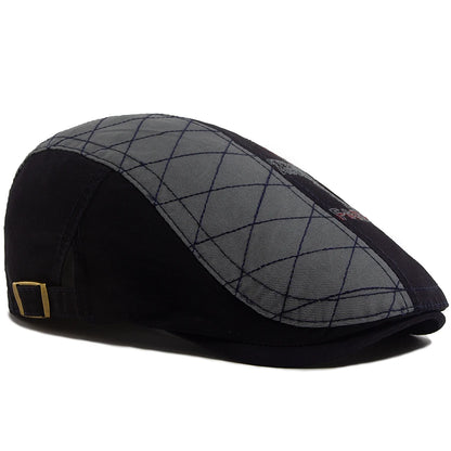 Embroidered Letter Label Ivy Cap | Outdoor Flat Cap | Urban Caps NZ