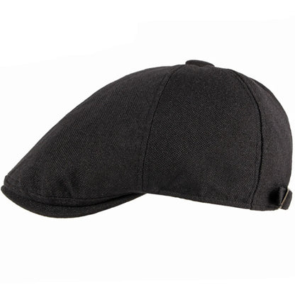 Hastings Octagonal Retro Beret in Black