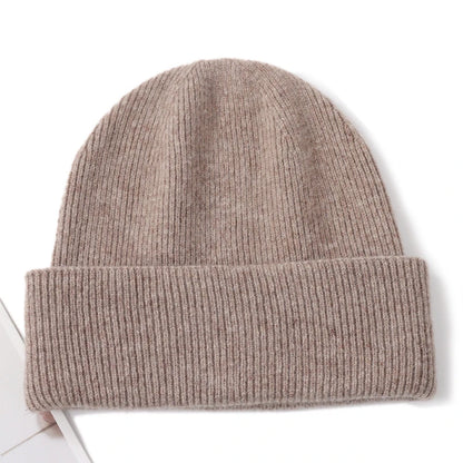 The Cortina | Women's 100% Pure Cashmere Knitted Beanie | Urban Caps NZ