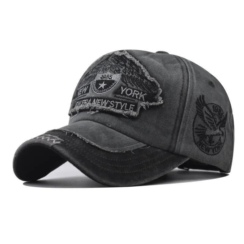 Pentagram Letter Embroidered Baseball Cap | Summer Sports Cap | Urban Caps NZ