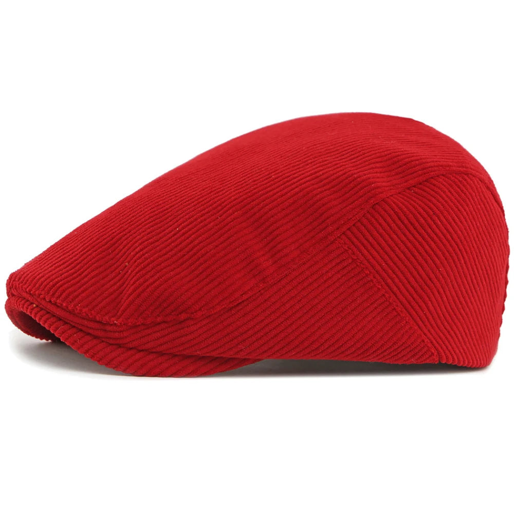Pitlochry Wool Ivy Cap in Red