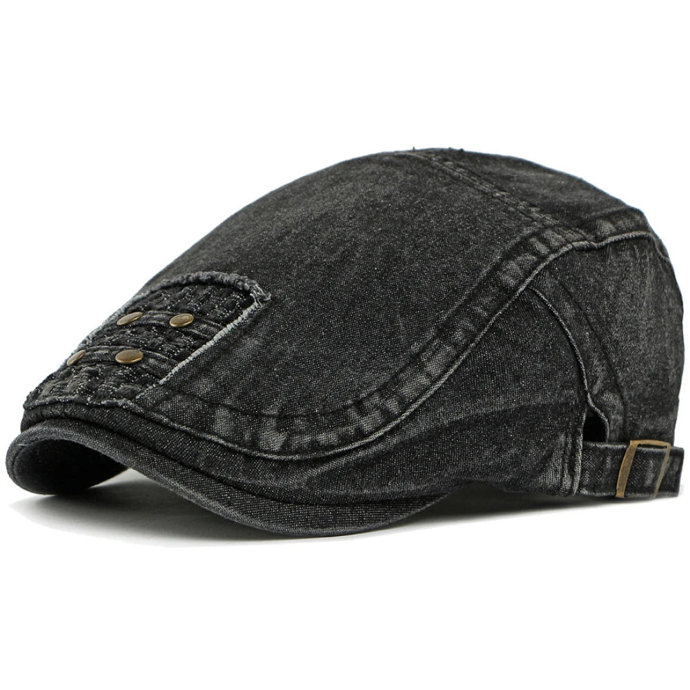 Winchester Geometric Artist Beret in Black