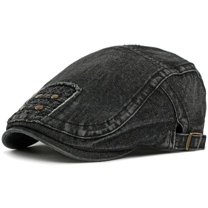 Winchester Geometric Artist Beret in Black