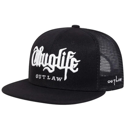 The Hackney | Street Life Embroidery Adjustable Snapback Cap | Urban Caps NZ