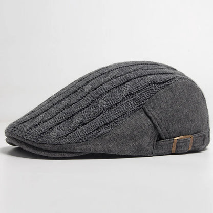 Soft-Top Knitted Ivy Cap | Scottish Winter Flat Cap | Urban Caps NZ