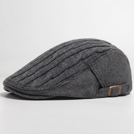 Soft-Top Knitted Ivy Cap | Scottish Winter Flat Cap | Urban Caps NZ