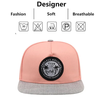 The Tropicana | Coconut Tree Beach Unisex Snapback Cap | Urban Caps NZ