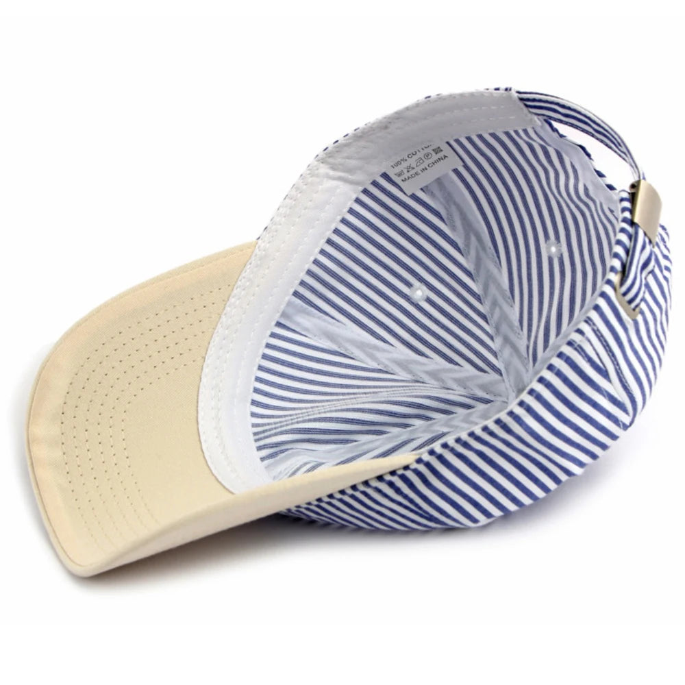 Putney Striped Sun Cap