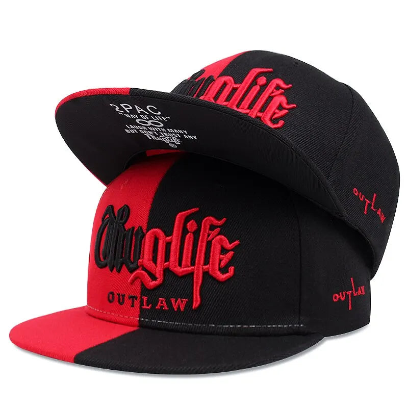 The Hackney | Street Life Embroidery Adjustable Snapback Cap | Urban Caps NZ
