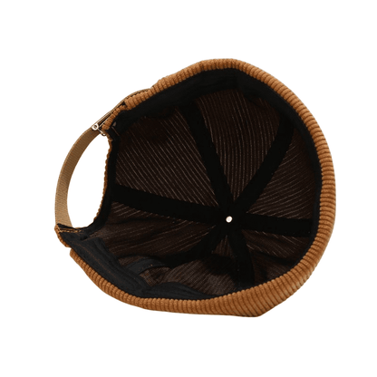 Sailor Corduroy Docker Cap – Textured Brimless Cotton Hat