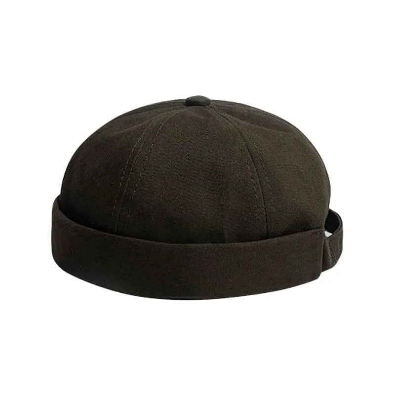 Docker Cap Docker Cap Brimless Hat Sailor Style Minimal Streetwear Cap