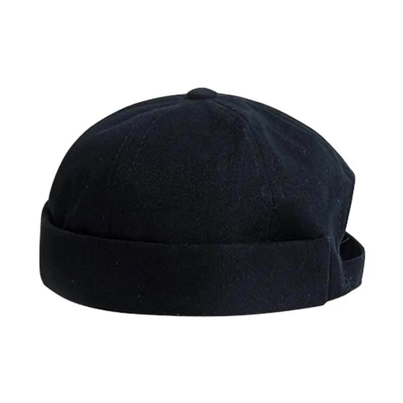 Docker Cap Docker Cap Brimless Hat Sailor Style Minimal Streetwear Cap