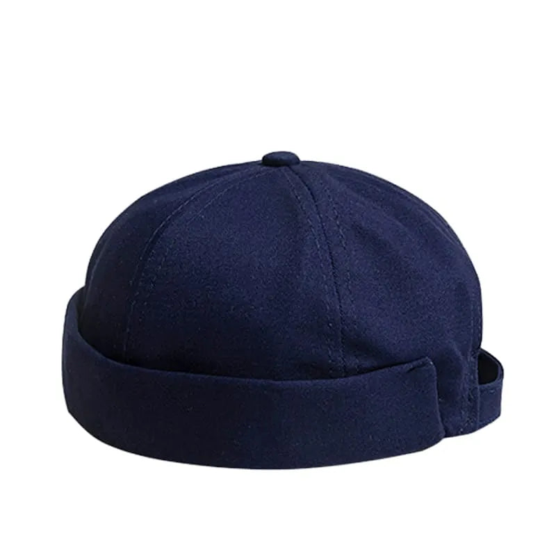 Docker Cap Docker Cap Brimless Hat Sailor Style Minimal Streetwear Cap