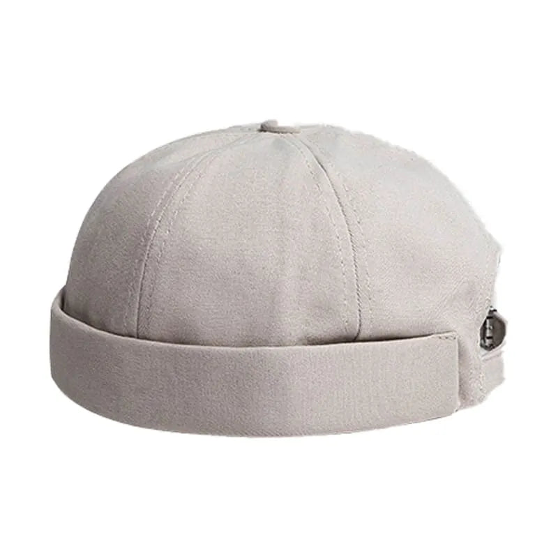 Docker Cap Docker Cap Brimless Hat Sailor Style Minimal Streetwear Cap