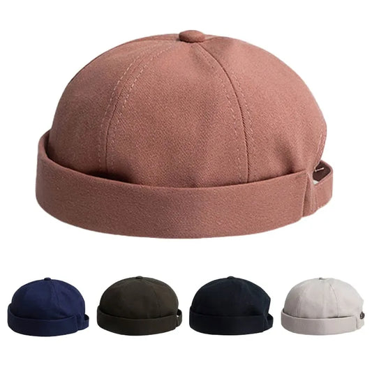 Sailor Vintage Docker Cap – Minimalist Brimless Streetwear Hat