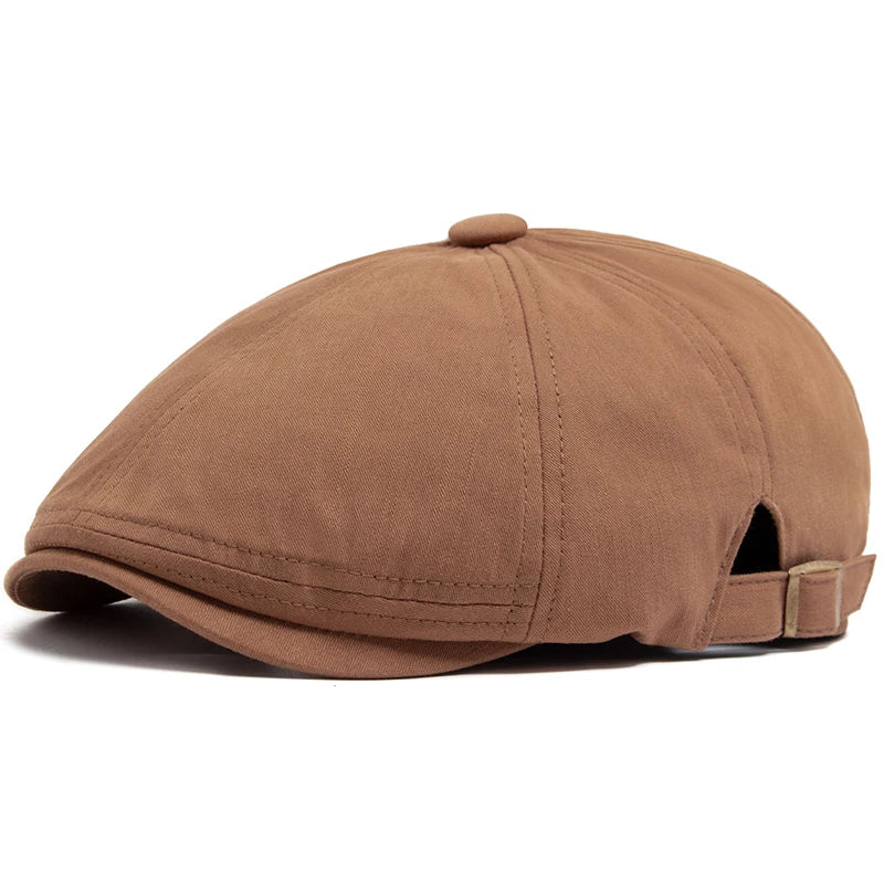 Classic Cotton Newsboy Cap | Daily Wear British Cap | Urban Caps NZ