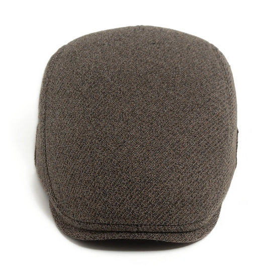 Velvet Grid Ivy Cap | Premium Winter Flat Cap | Urban Caps NZ