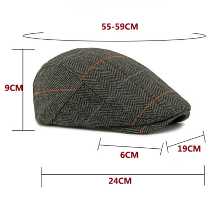 Ross-on-Wye Plaid Wool Beret