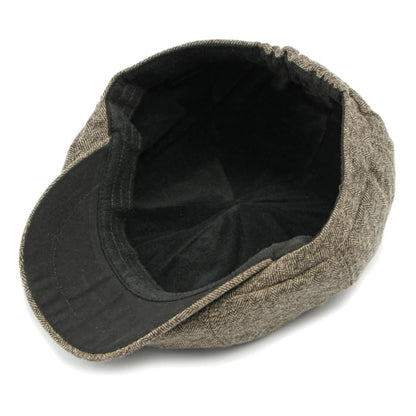 Bordeaux Striped Octagonal Beret