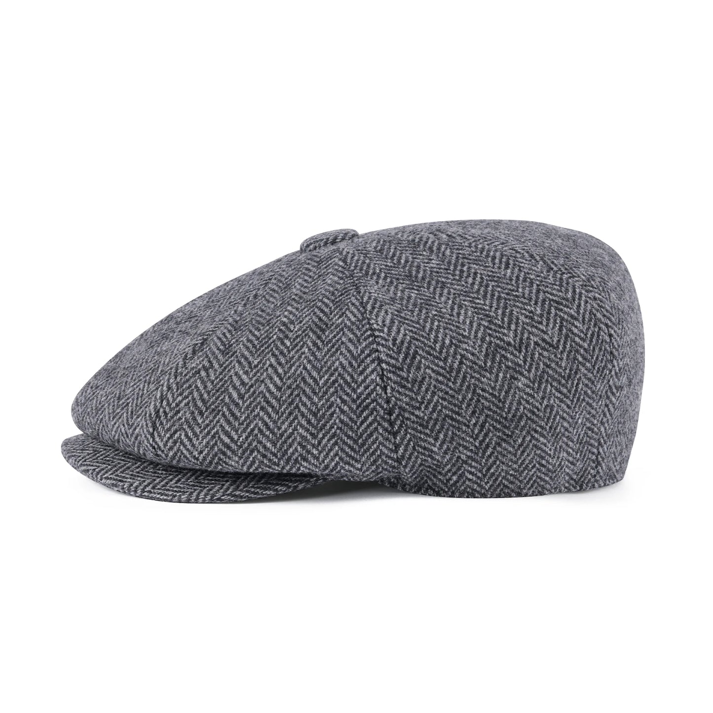 The Connemara | Men's Wool Tweed Snap-Brim Newsboy Cap | Urban Caps NZ