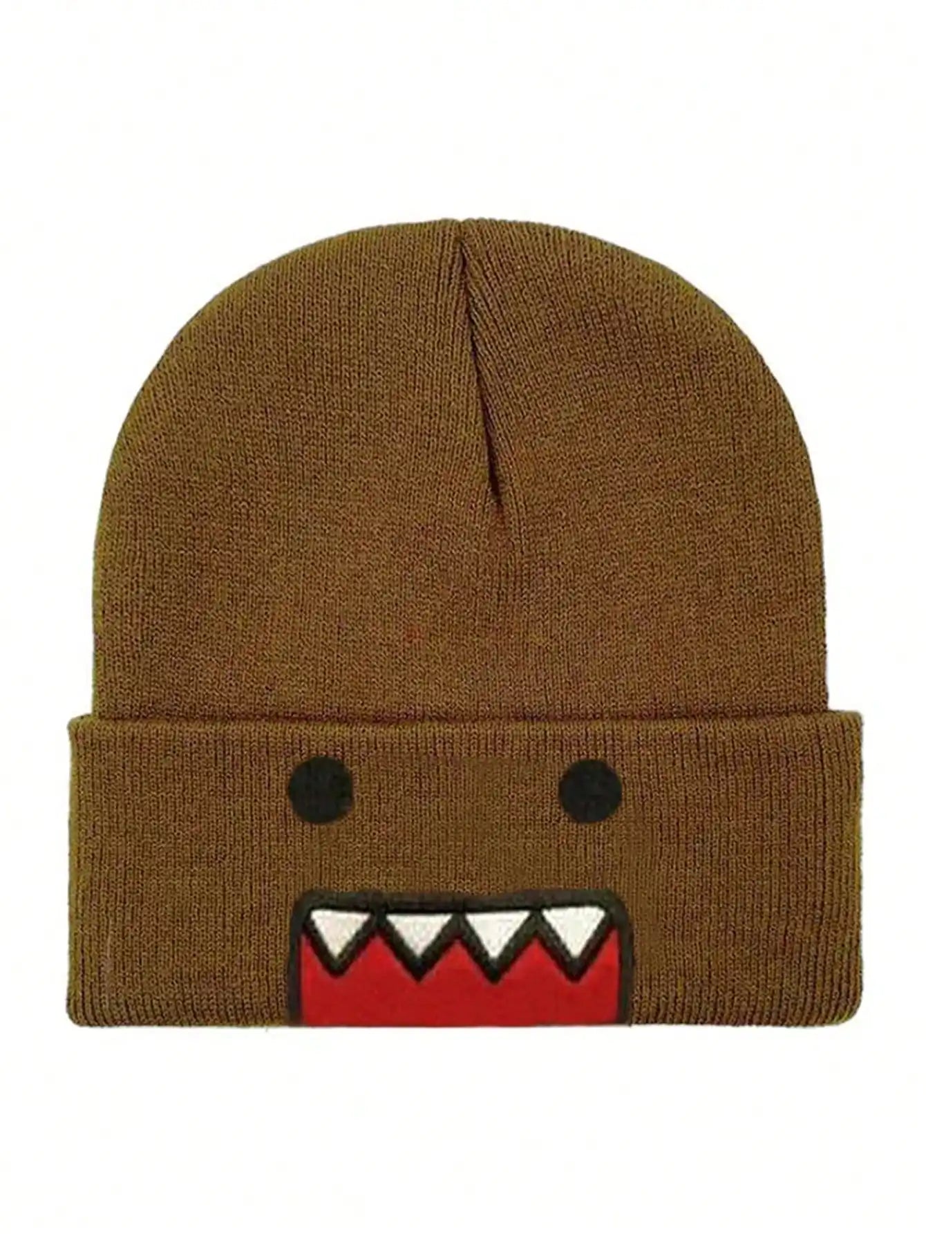 The Domo | Cartoon Character Embroidered Knitted Beanie | Urban Caps NZ