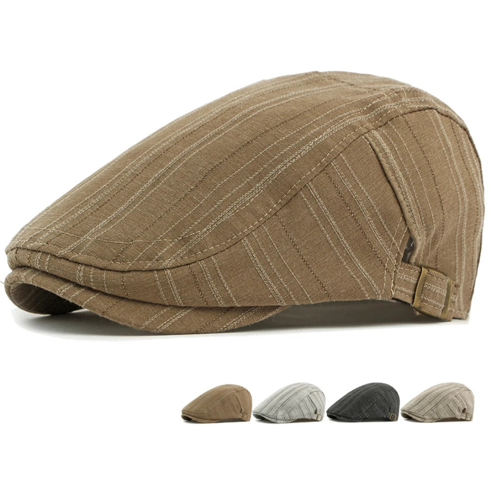 Padstow Striped Sun Beret