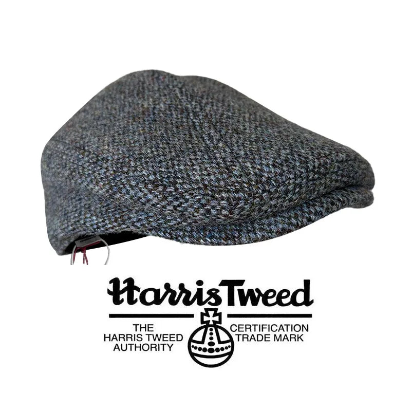 Premium Harris Tweed Newsboy Cap | 100% Pure Wool British Heritage | Urban Caps