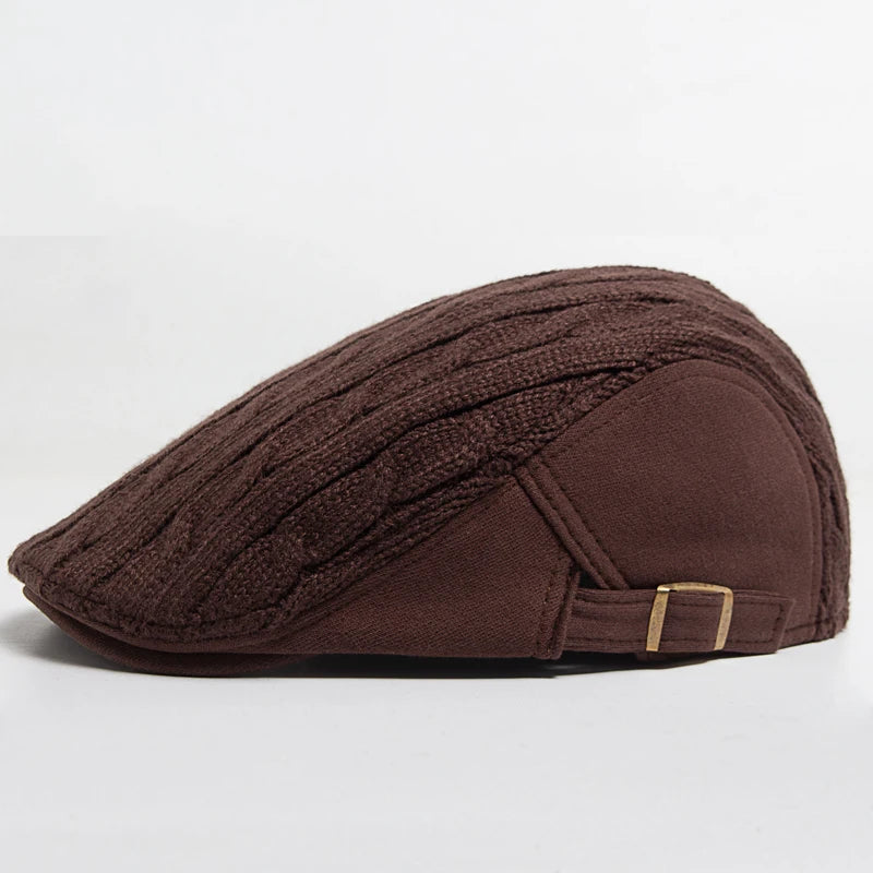 Soft-Top Knitted Ivy Cap | Scottish Winter Flat Cap | Urban Caps NZ