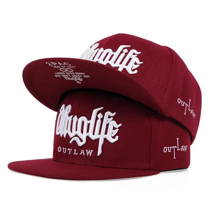 The Ladbroke | Thug Life Embroidery Unisex Snapback Cap | Urban Caps NZ