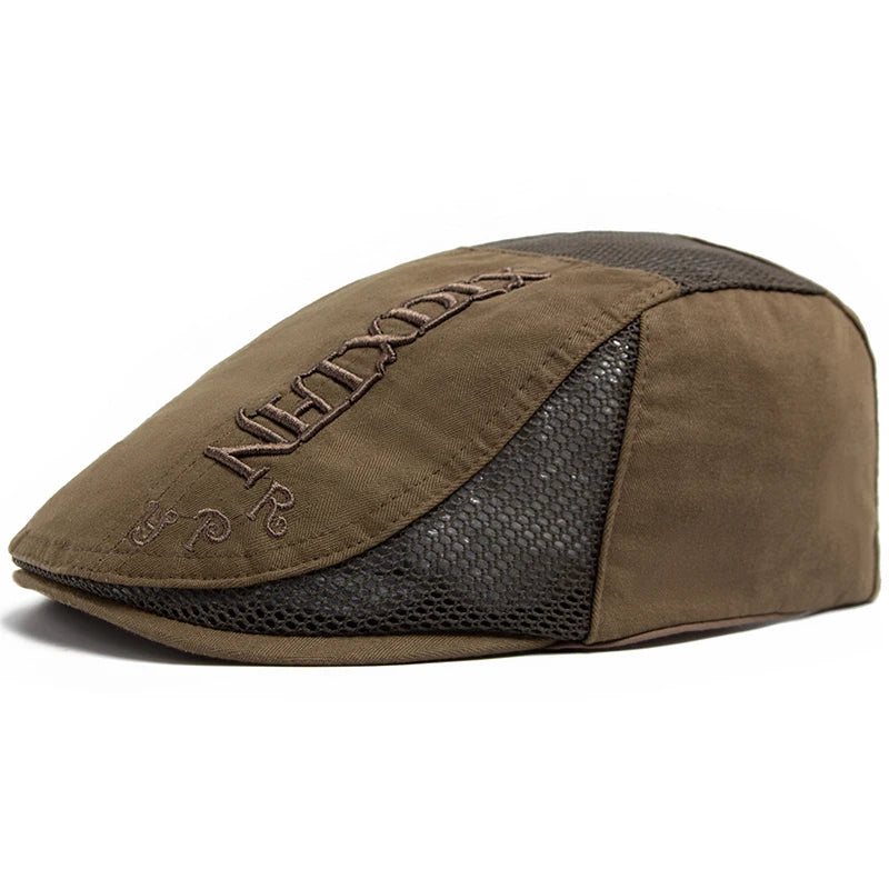 Cotton Mesh Ivy Cap | Heritage Gentleman's Flat Cap | Urban Caps NZ