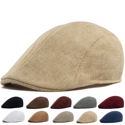 Breathable Linen Ivy Cap | Heritage Driving Flat Cap | Urban Caps NZ