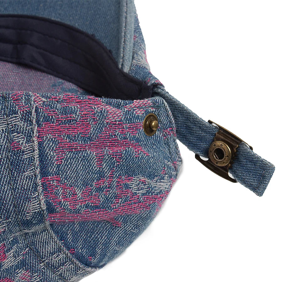 Floral Print Cotton Ivy Cap | Country Garden Flat Cap | Urban Caps NZ