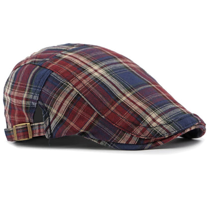 Sorrento Plaid Artist Beret