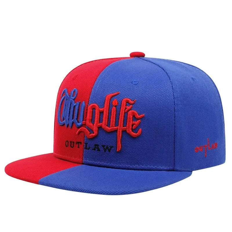 The Hackney | Street Life Embroidery Adjustable Snapback Cap | Urban Caps NZ