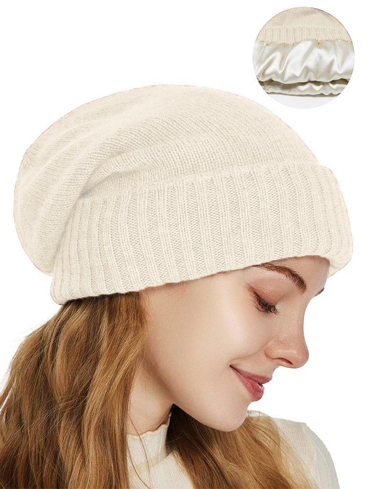 The Alpine Satin | 100% Wool Satin-Lined Double Layer Beanie | Urban Caps NZ