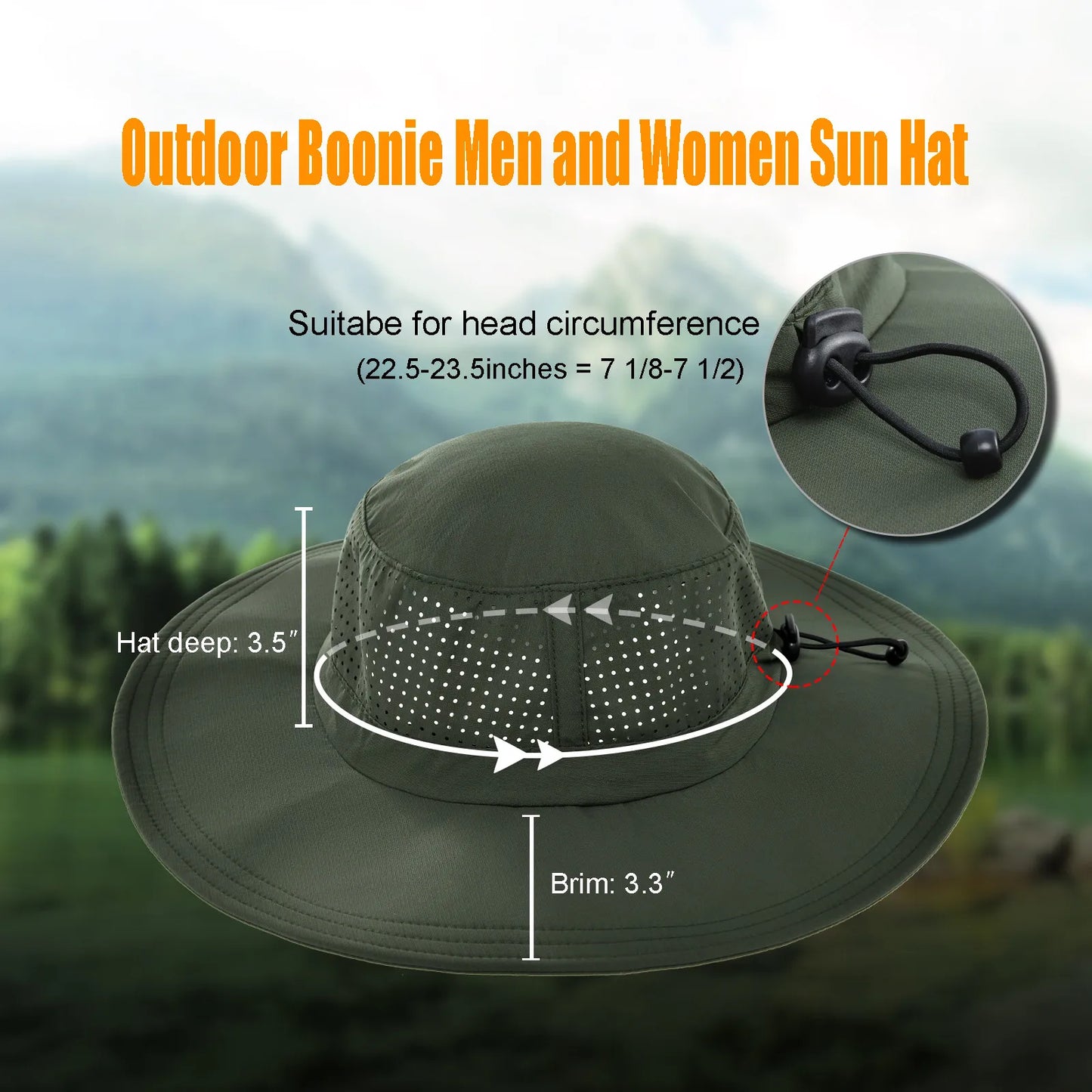The Ridgeline | Unisex Lightweight Boonie Sun Hat | Urban Caps NZ