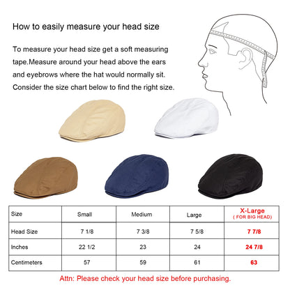 The Helmsley | Men's Cotton Twill Vintage Ivy Driving Cap | Urban Caps NZ