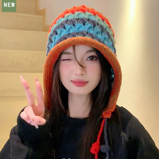Skipton Colourful Patchwork Beanie