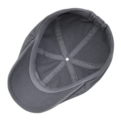 The Thurles | Men's Washed Cotton 6-Panel Button Hunting Cap | Urban Caps NZ