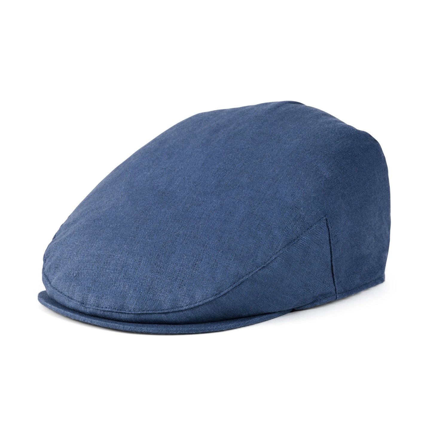 The Como | Herringbone Linen Newsboy Flat Cap | Urban Caps NZ