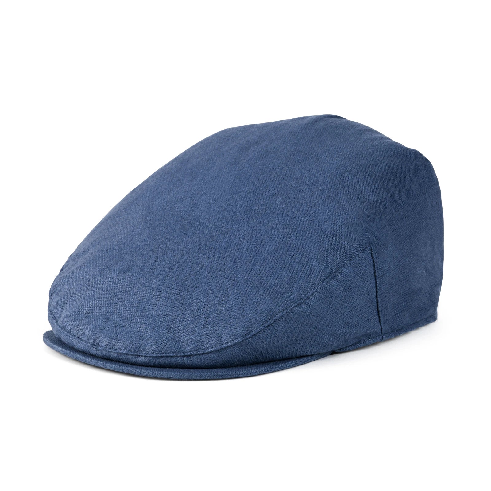 The Como | Herringbone Linen Newsboy Flat Cap | Urban Caps NZ