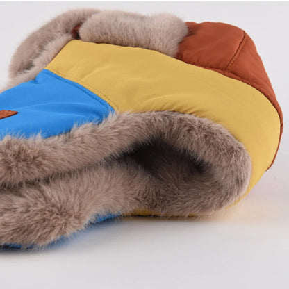 Yakutia Patchwork Fur Trapper Hat